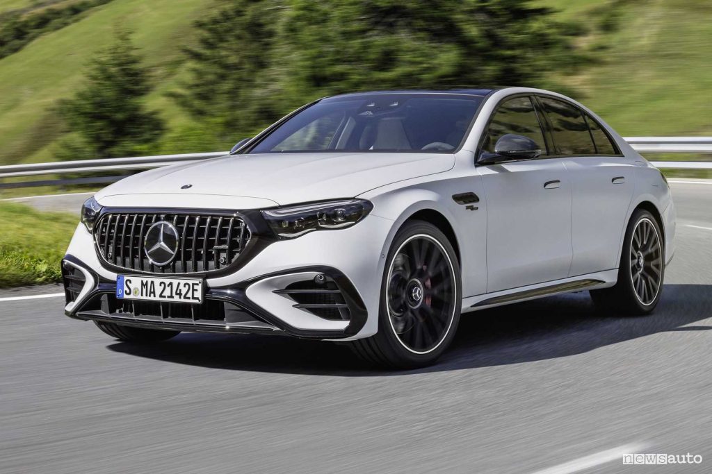 Mercedes-AMG E 53 Hybrid 4Matic+ on the road
