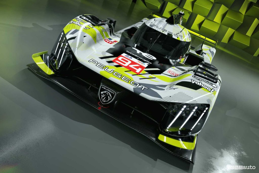 Peugeot 9X8 WEC livery 2024 front