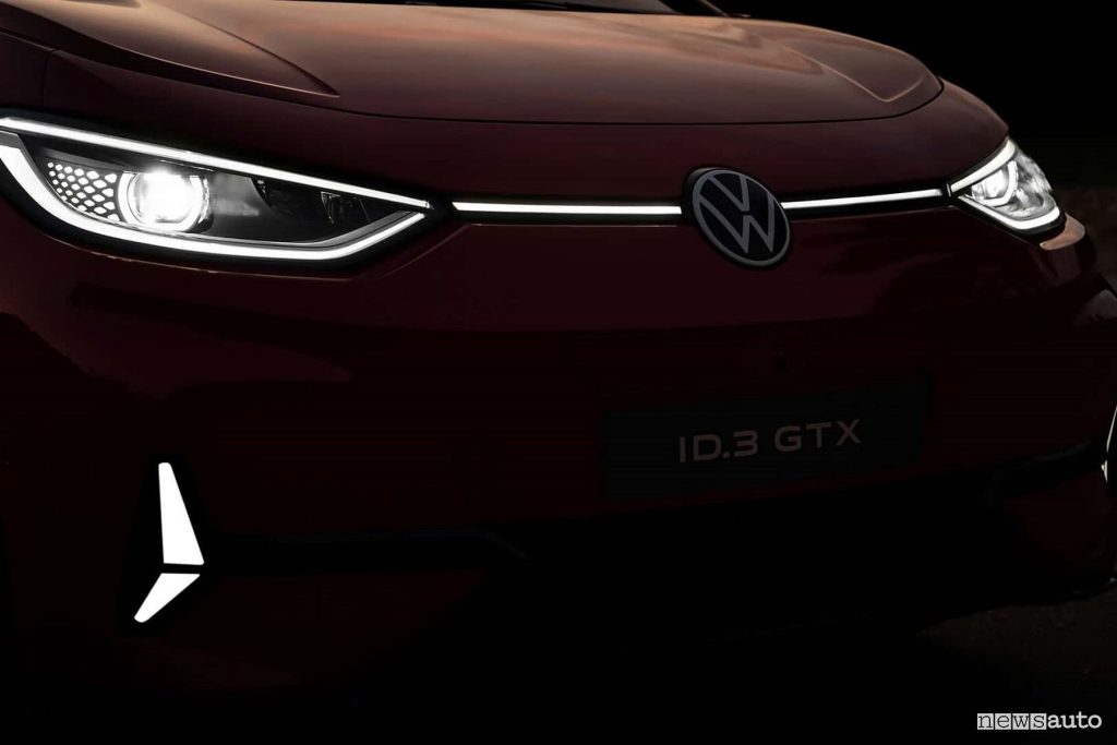 Volkswagen ID.3 GTX front light signature