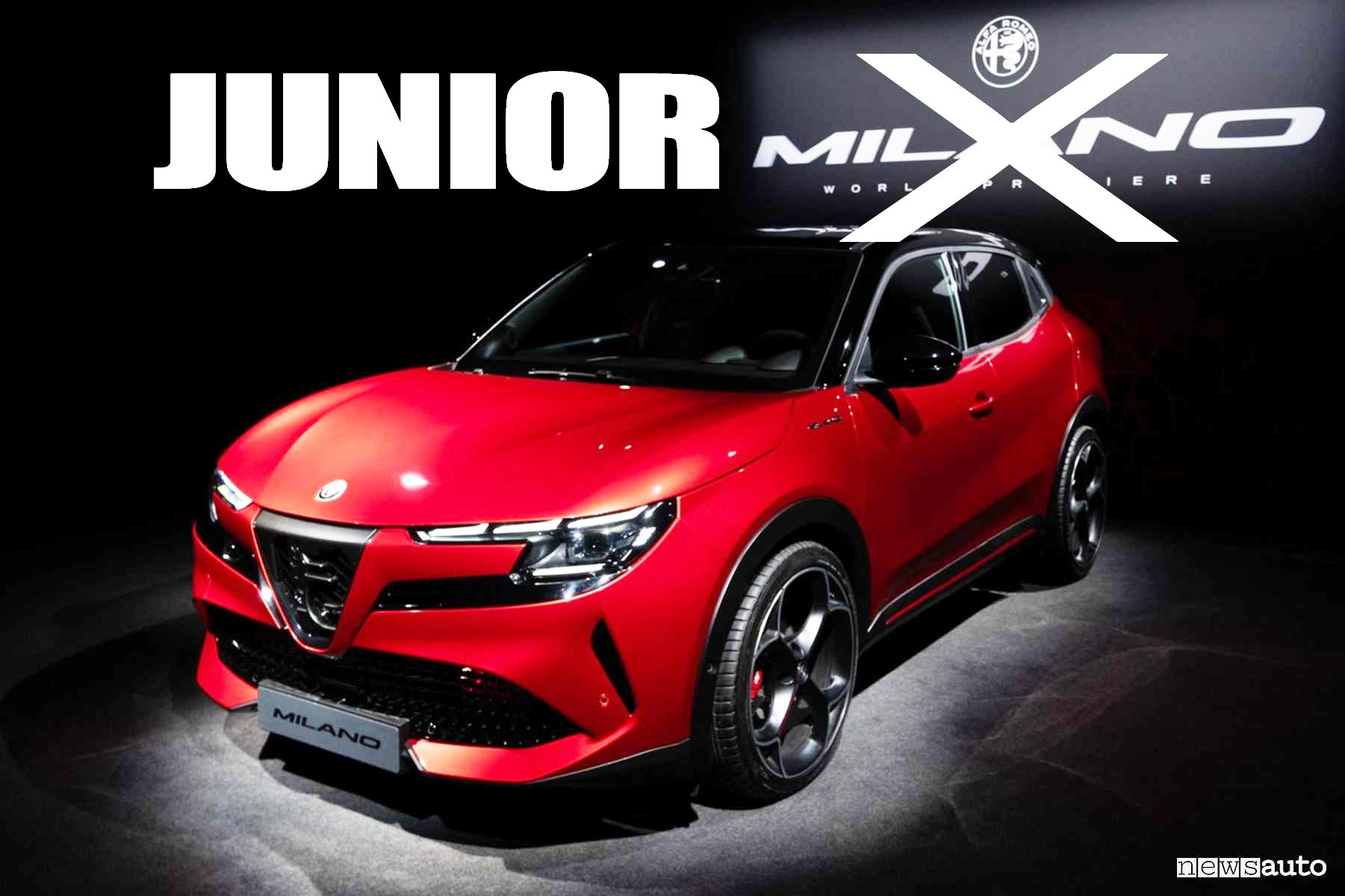 La nuova Alfa Romeo  cambia nome da “Milano” a “Junior”