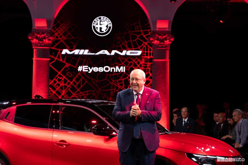 Jean-Philippe Imparato CEO Alfa Romeo alla presentazione della Milano