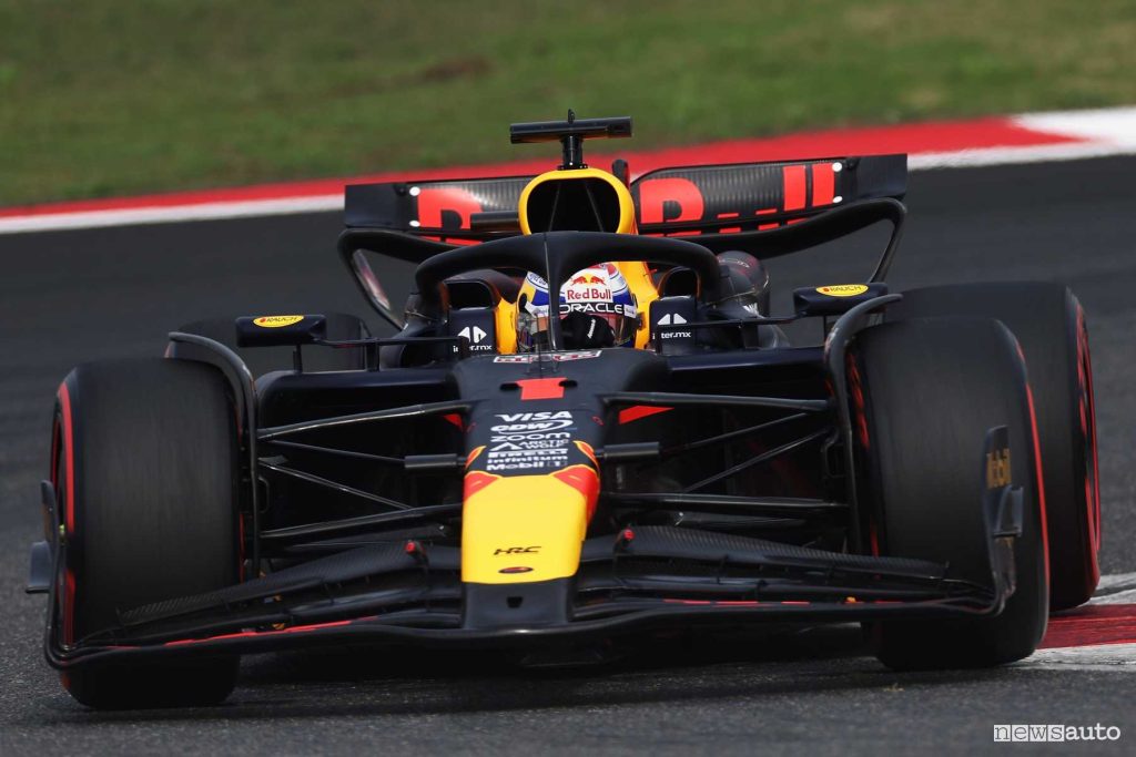 Qualifiche pole position Cina Formula 1 Max Versatappen Red Bull