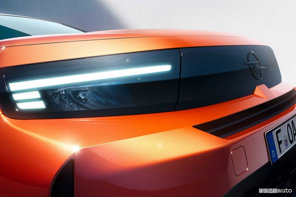 New Opel Frontera LED signature headlight