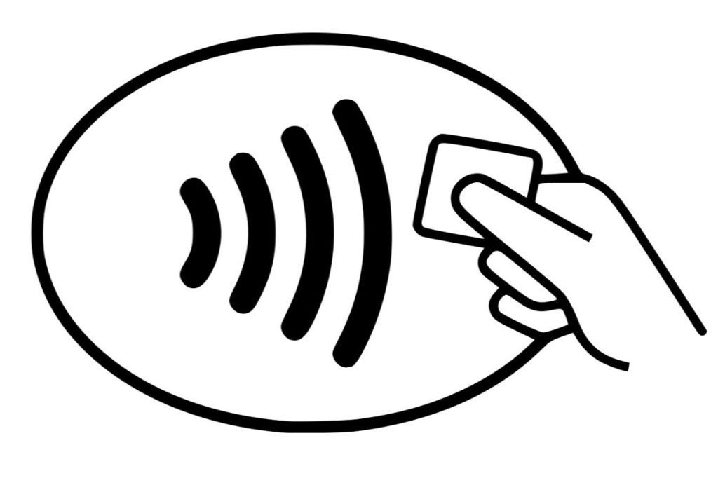 simbolo pagamento contactless