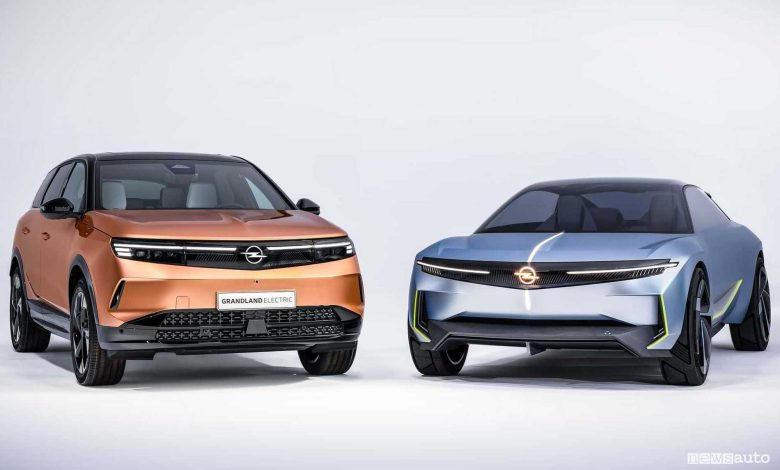 Nuova Opel Grandland con il concept car Experimental