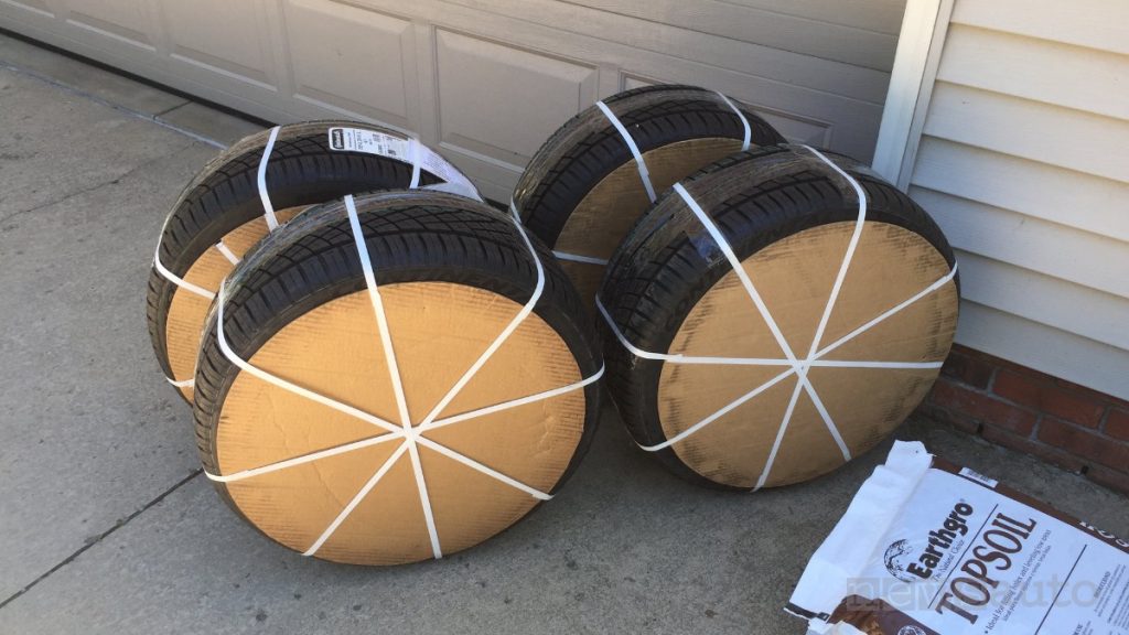 How to ship car tires