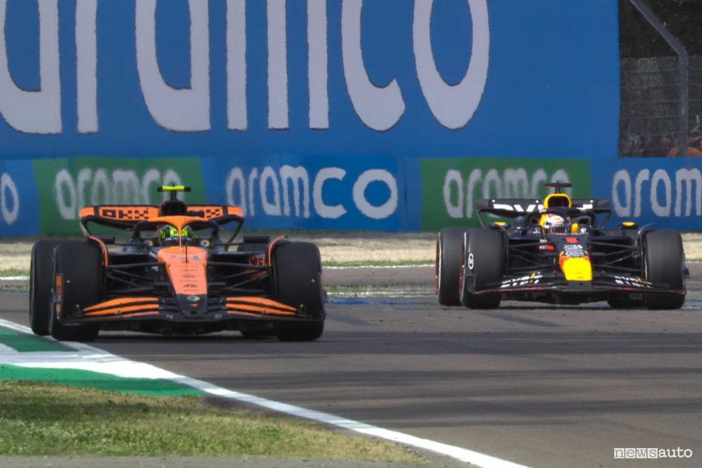 F1 gara IMOLA 2024 Lando Norris McLaren