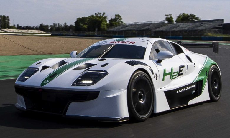 Ligier JS2 RH2 ad idrogeno in pista