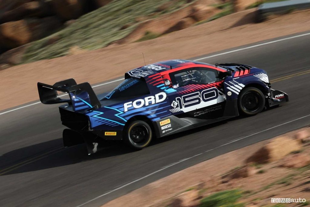Ford F‑150 Lightning SuperTruck record alla Pikes Peak