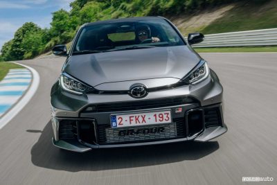 Nuova Toyota GR Yaris in pista