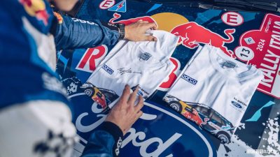 Abbigliamento Sparco M-Sport e rally Sardegna