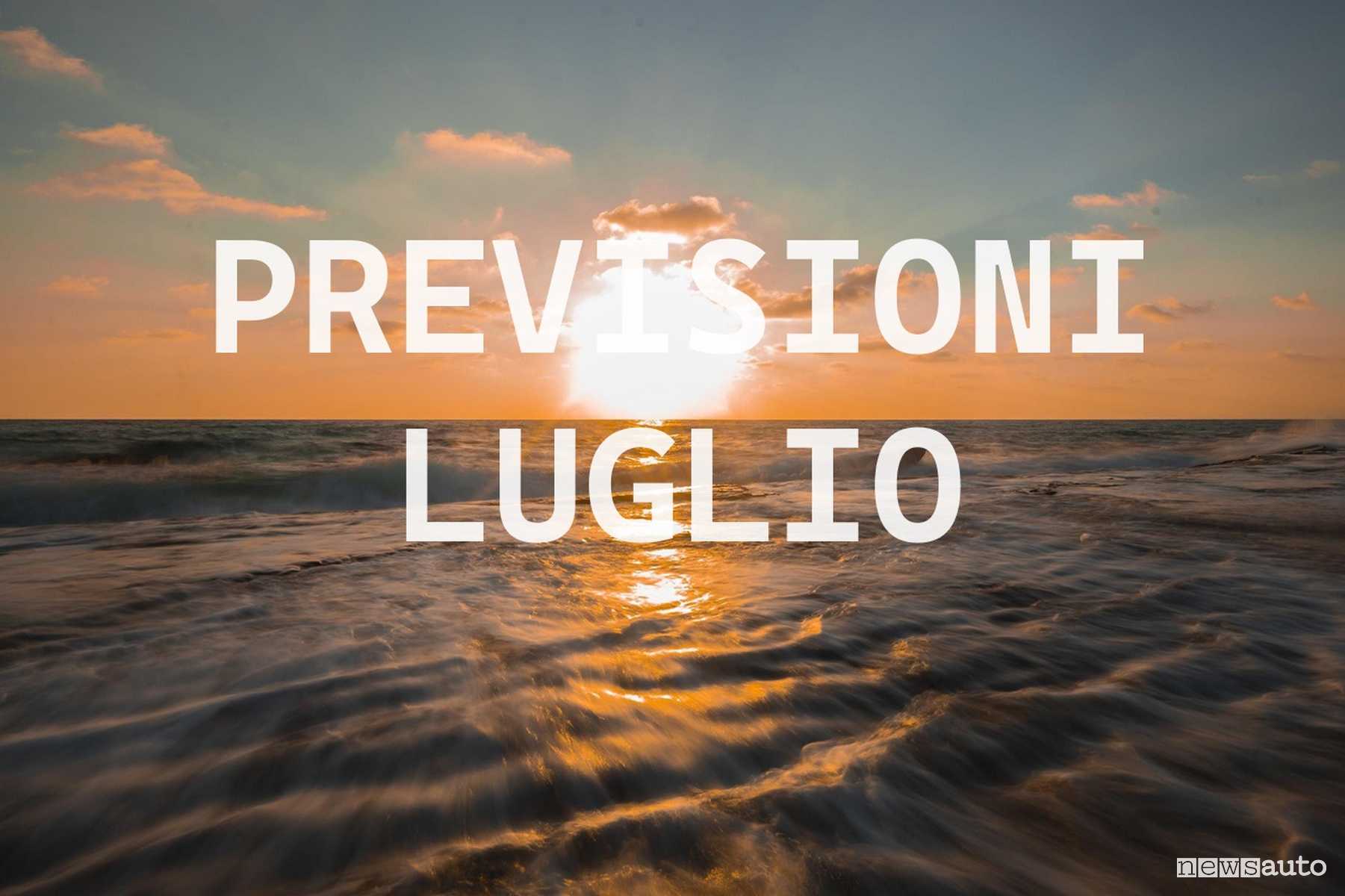 Previsioni meteo luglio 2024