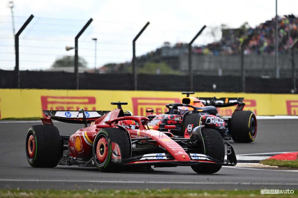 F1 gara Gran Bretagna 2024 Ferrari Charles Leclerc