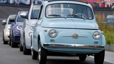 Fiat storiche parata 125 anni al Lingotto