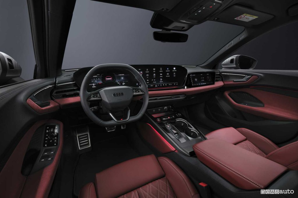 New Audi S5 Avant dashboard