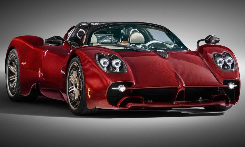 Pagani Utopia Roadster anteriore 3/4