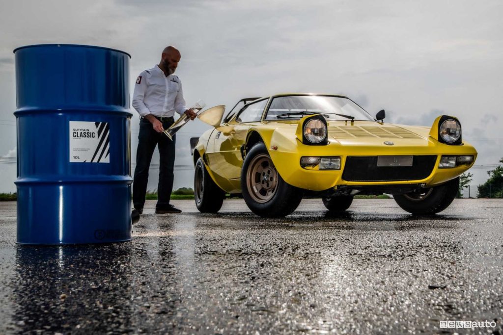 Lancia Stratos HF utilizzata da ASI per le prove dei bio-carburanti