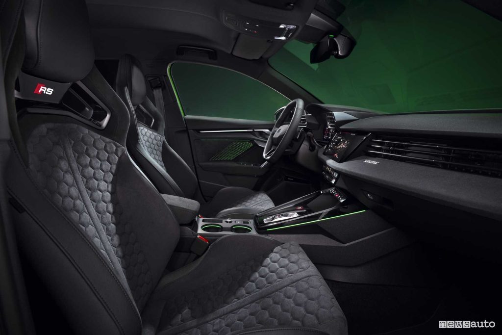 Audi RS 3 Sportback front seats passenger compartment