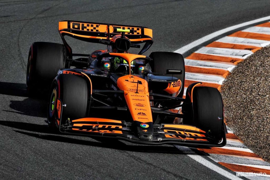 Qualifiche pole position Olanda Formula 1 Lando Norris Mclaren