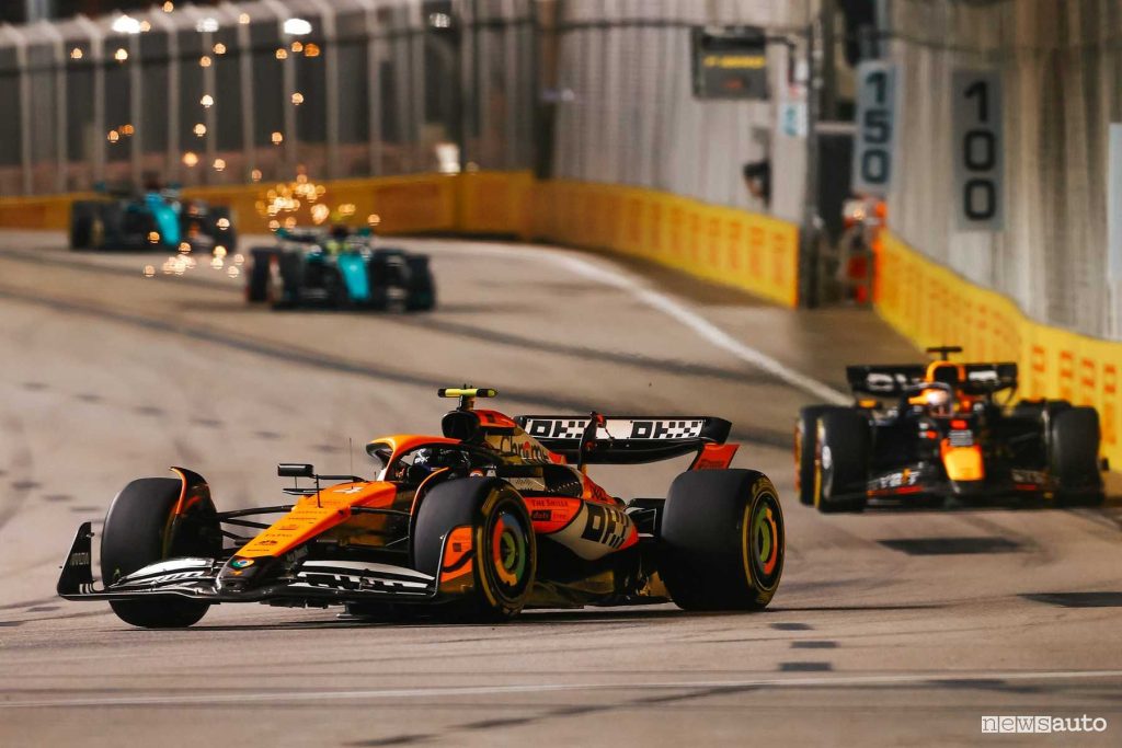 F1 gara Singapore 2024 McLaren Lando Norris