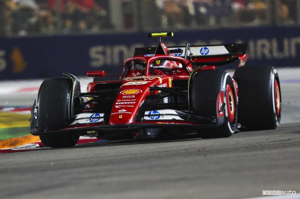 F1 race Singapore 2024 Ferrari Carlos Sainz