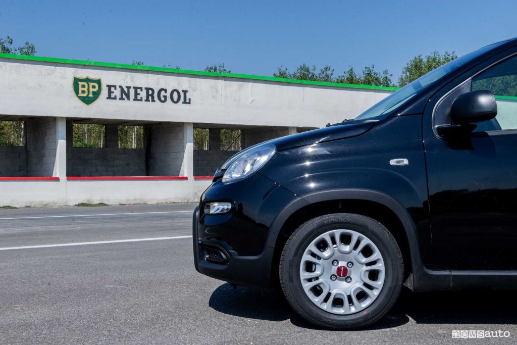 Fiat Panda Hybrid converted to biomethane