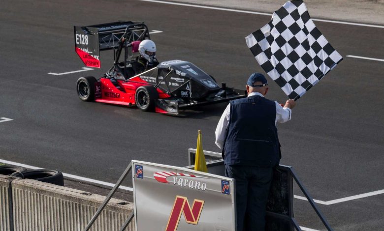 Formula SAE Italy 2024 monoposto in pista
