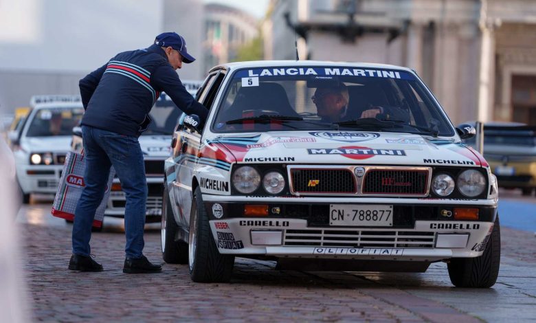 Raduno Lancia Delta Amiki Miei con Miky Biasion al Salone Auto Torino