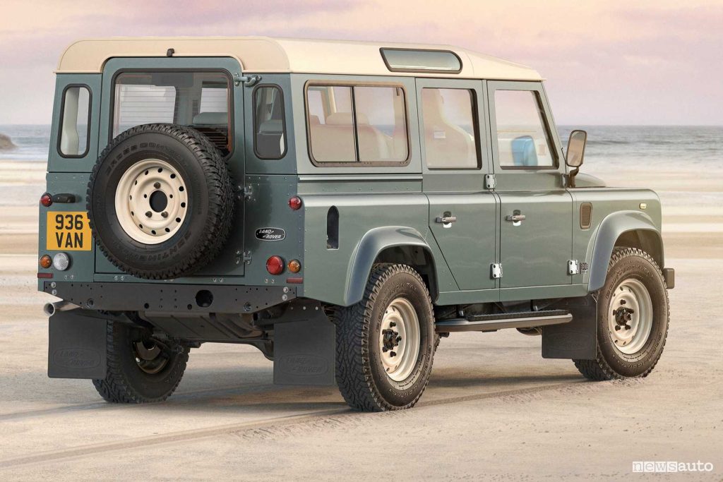 Land Rover Defender 110 V8 by Works Bespoke rear 3/4