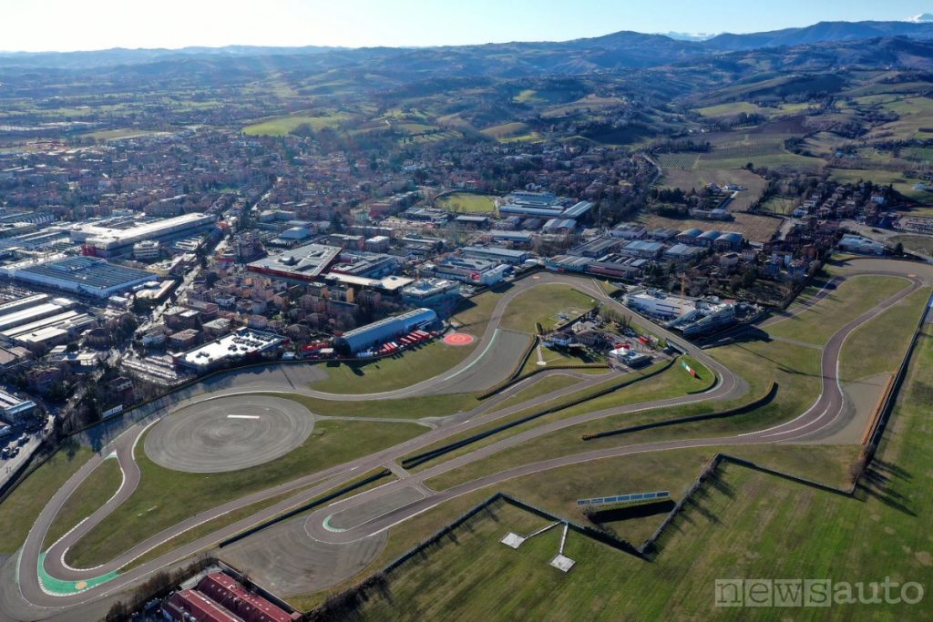 La pista Ferrari a Fiorano