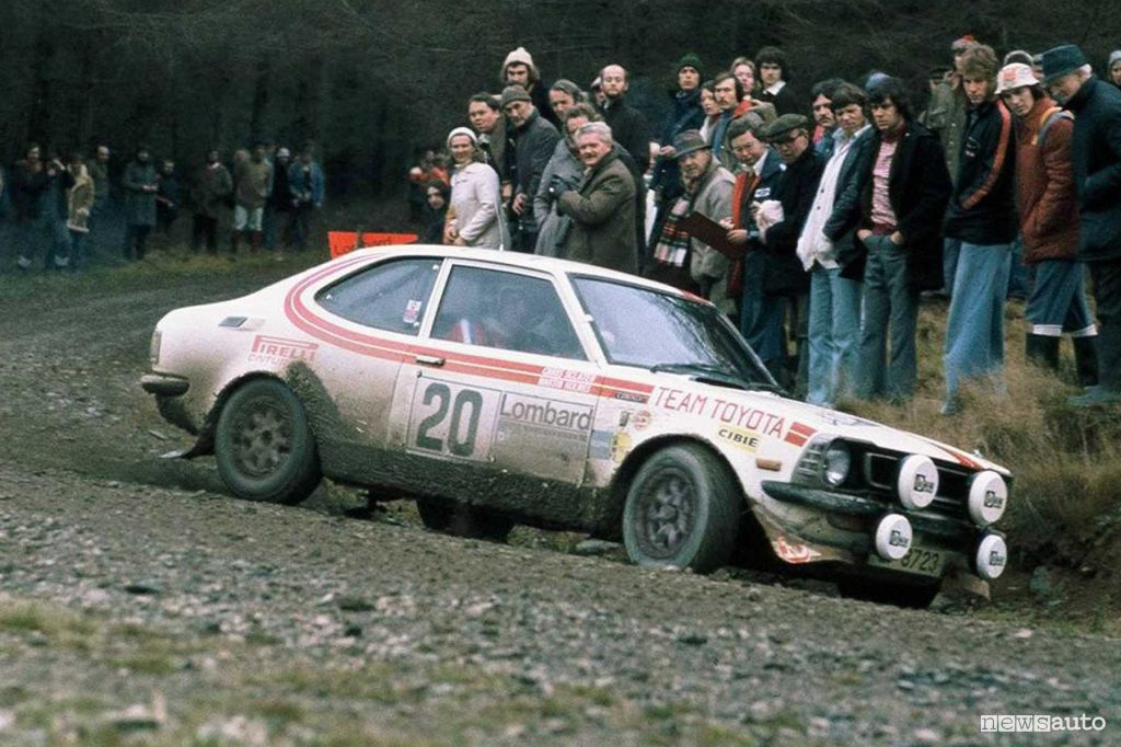 Toyota Corolla Coupé Rally Car del 1973.