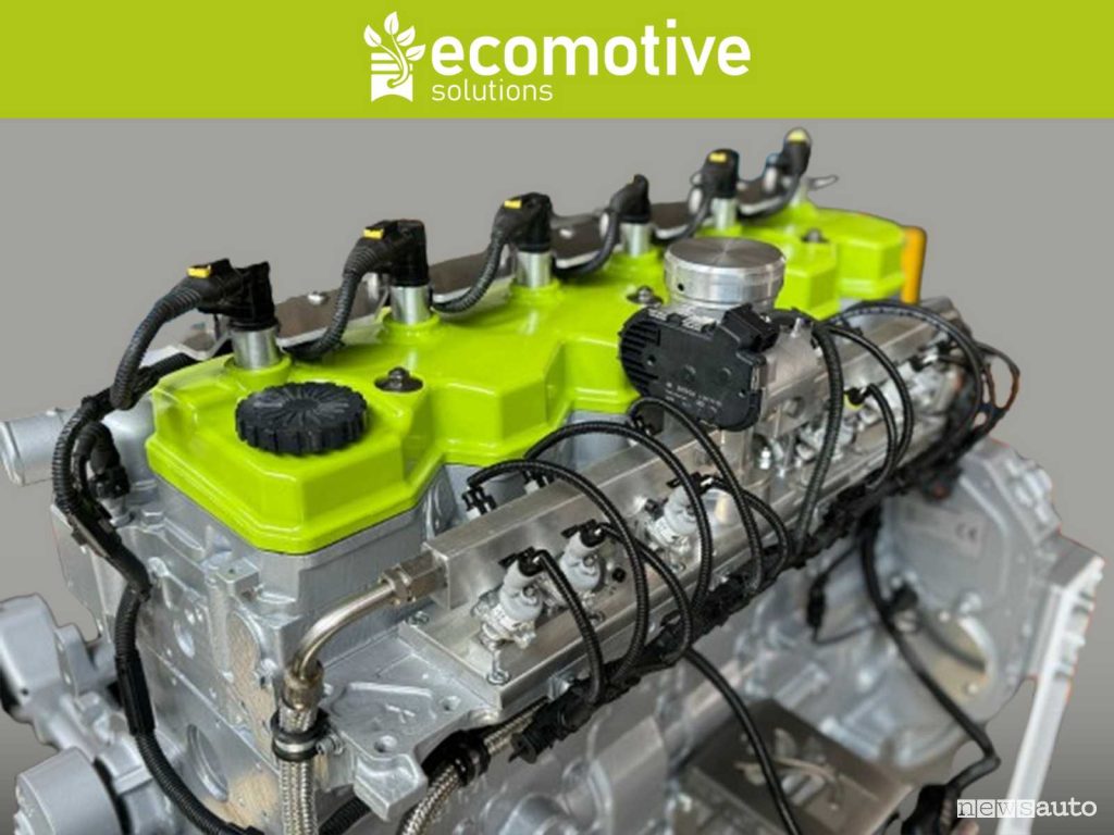 Biomethane-powered engine by Ecomotive Solutions