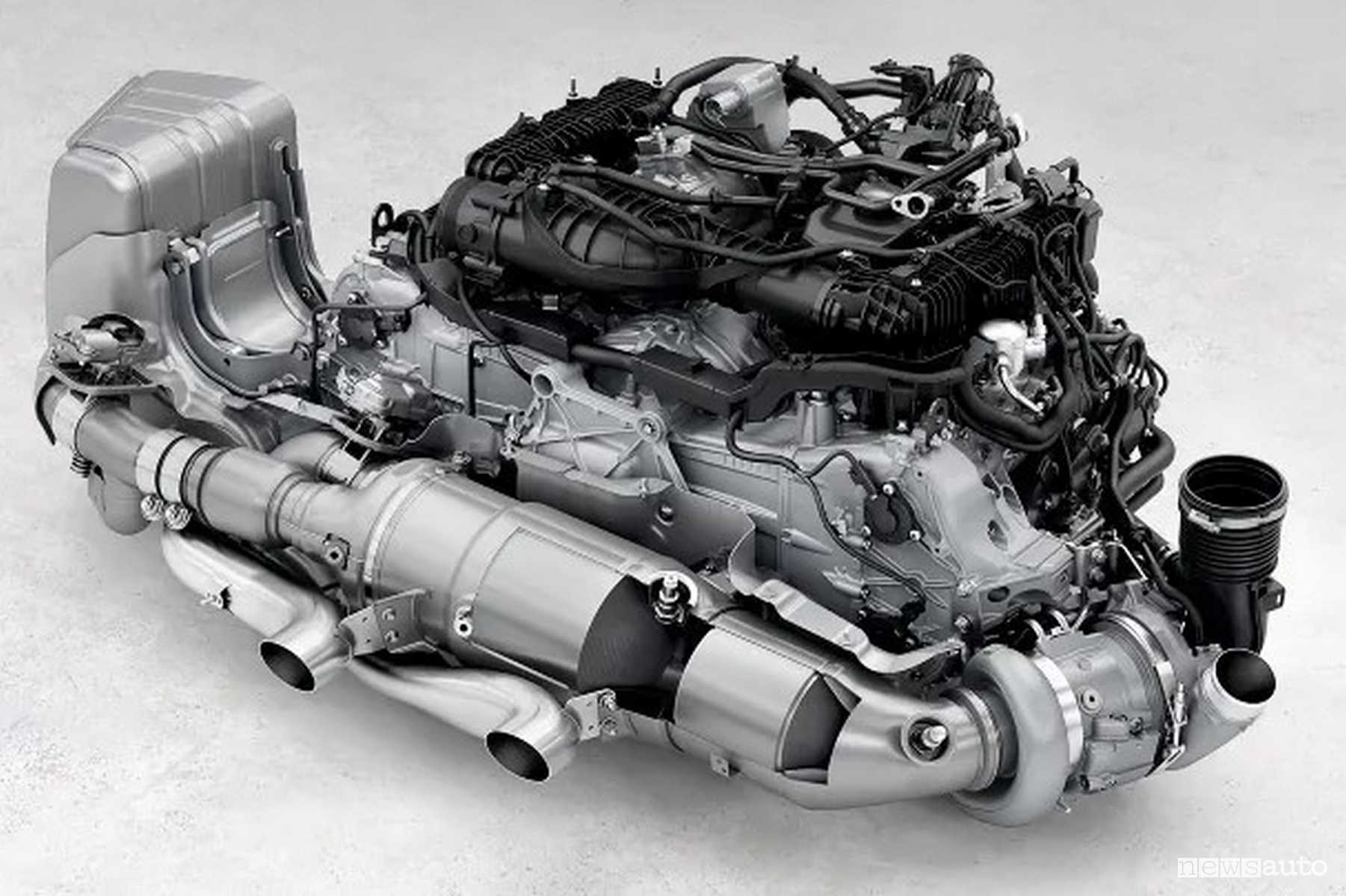 Motore Porsche a sei tempi