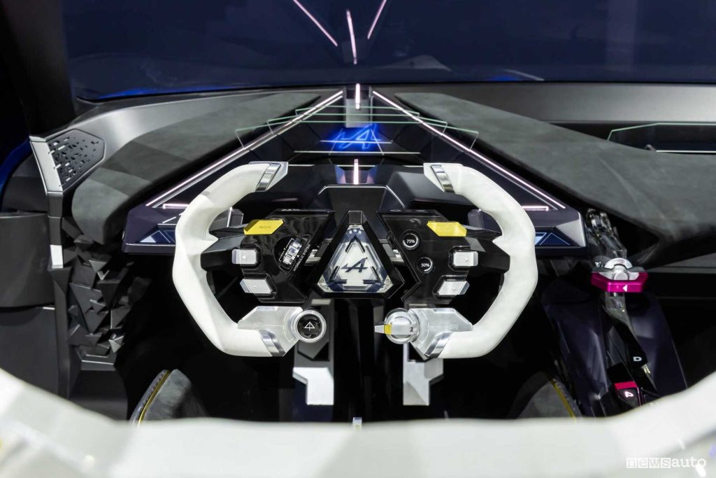 Alpine A390_β volante abitacolo