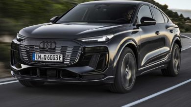 Audi Q6 Sportback e-tron su strada