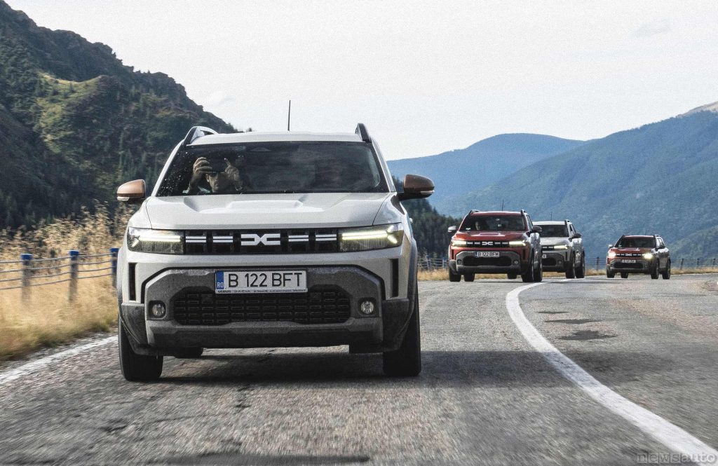 Dacia Duster sulla Transfăgărășan 