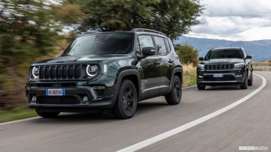 Jeep Renegade e Compass North Star su strada