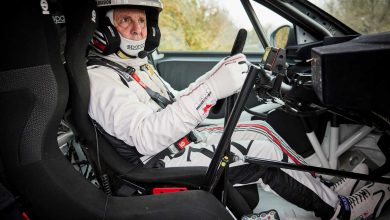 Miki Biasion al volante della Lancia Ypsilon Rally4 HF