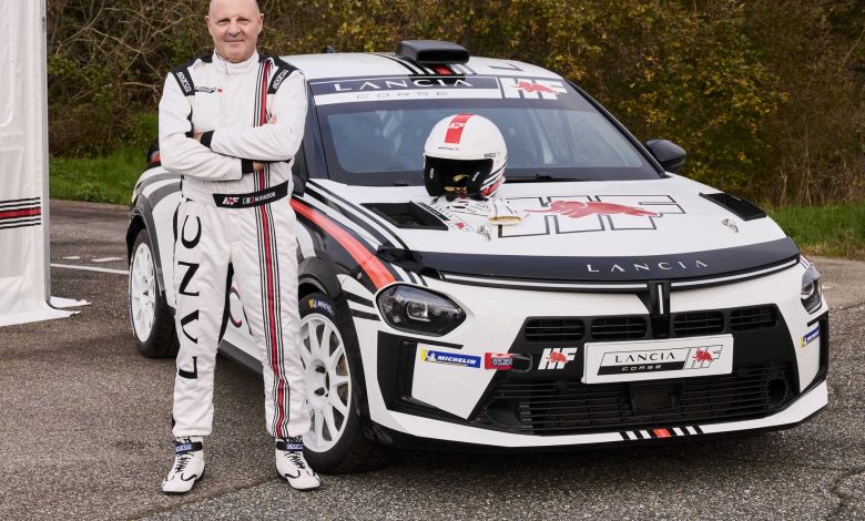 Miki Biasion con la Lancia Ypsilon Rally4 HF