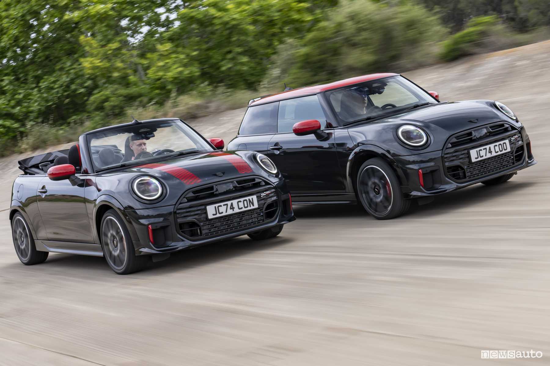 Mini John Cooper Works Cabrio e Coupé