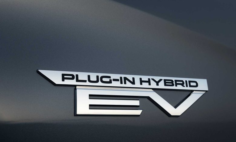 Nuovo Mitsubishi Outlander PHEV logo plug-in Hybrid