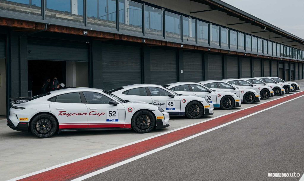 Porsche Taycan Turbo GT da competizione per la Taycan Cup