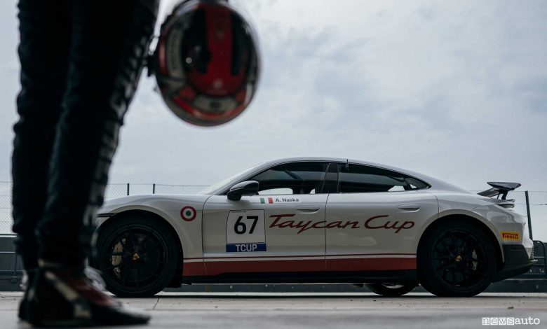 Porsche Taycan Turbo GT da competizione per la Taycan Cup