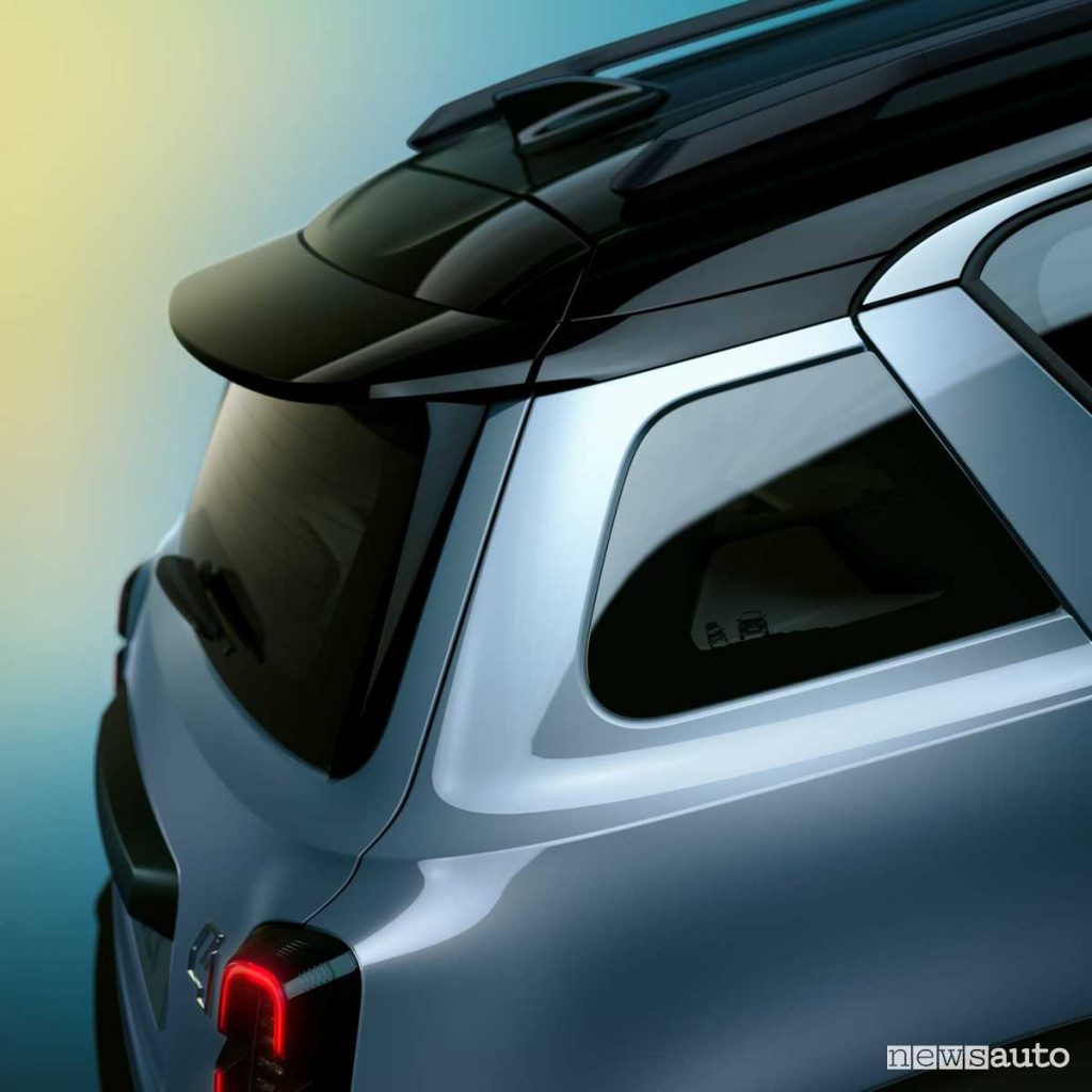 Renault 4 E-Tech Electric spoiler posteriore