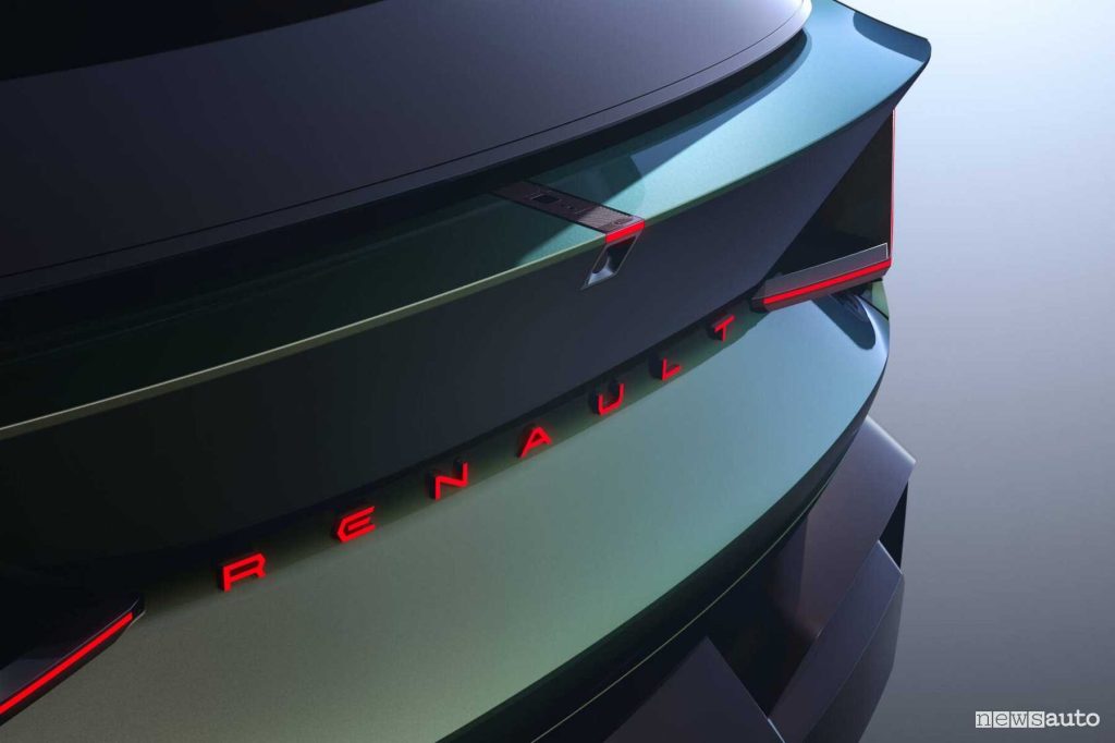 Renault Emblème concept tailgate details