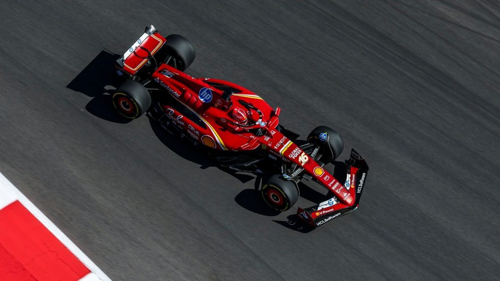 F1 classifica gara Stati Uniti 2024 vittoria Ferrari Charles Leclerc