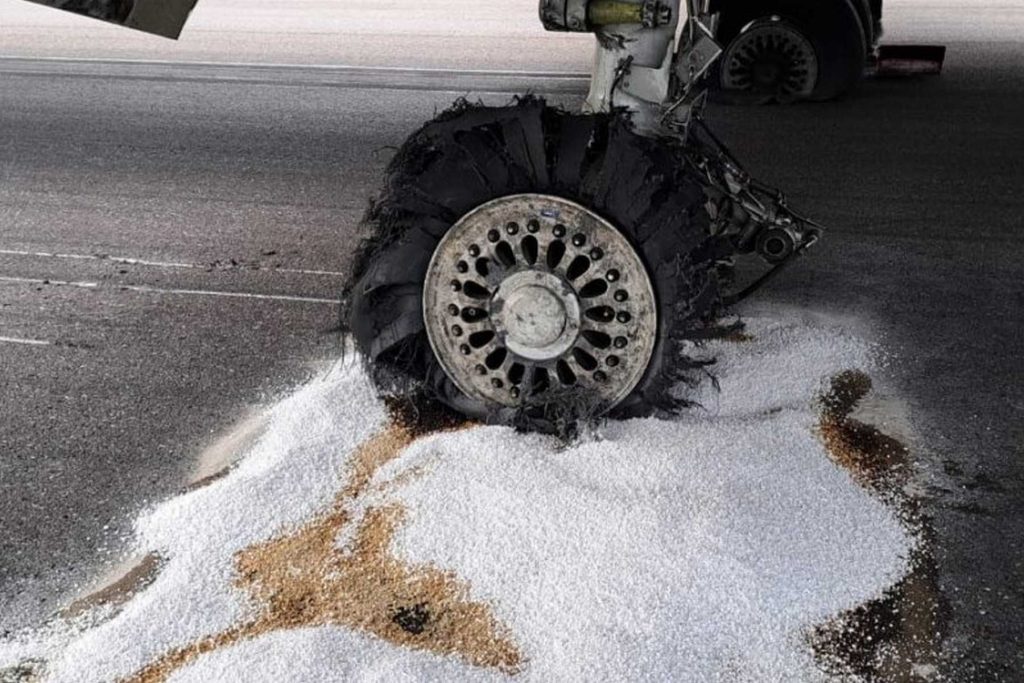 When a tire explodes