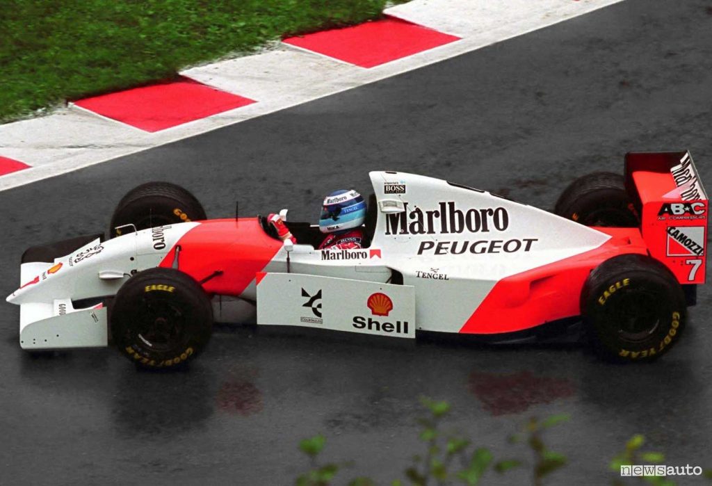 Peugeot motori alla McLaren MP4/9 nella stagione F1 del 1994