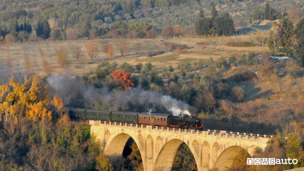 Treno storico Natura in Toscana