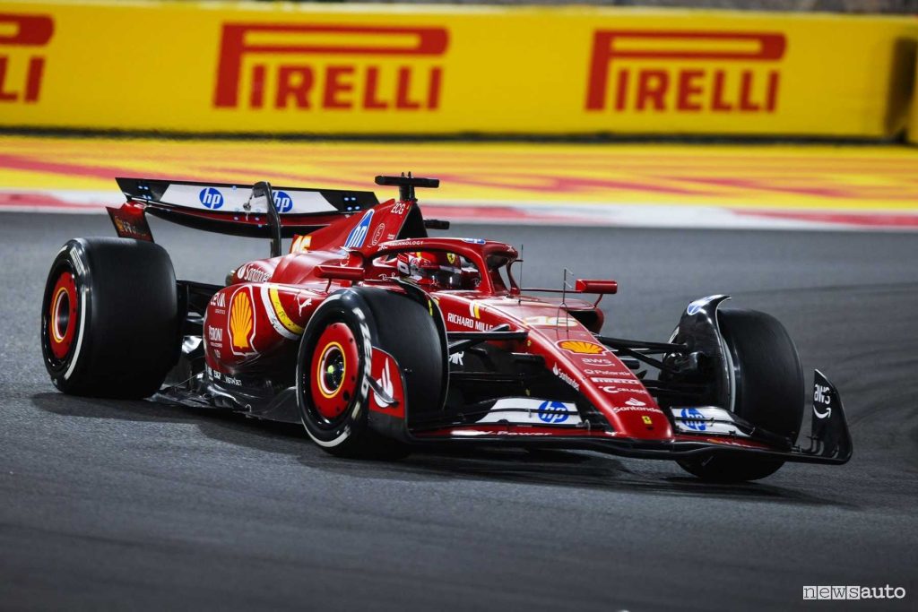 F1 gara Abu Dhabi 2024 Ferrari Charles Leclerc